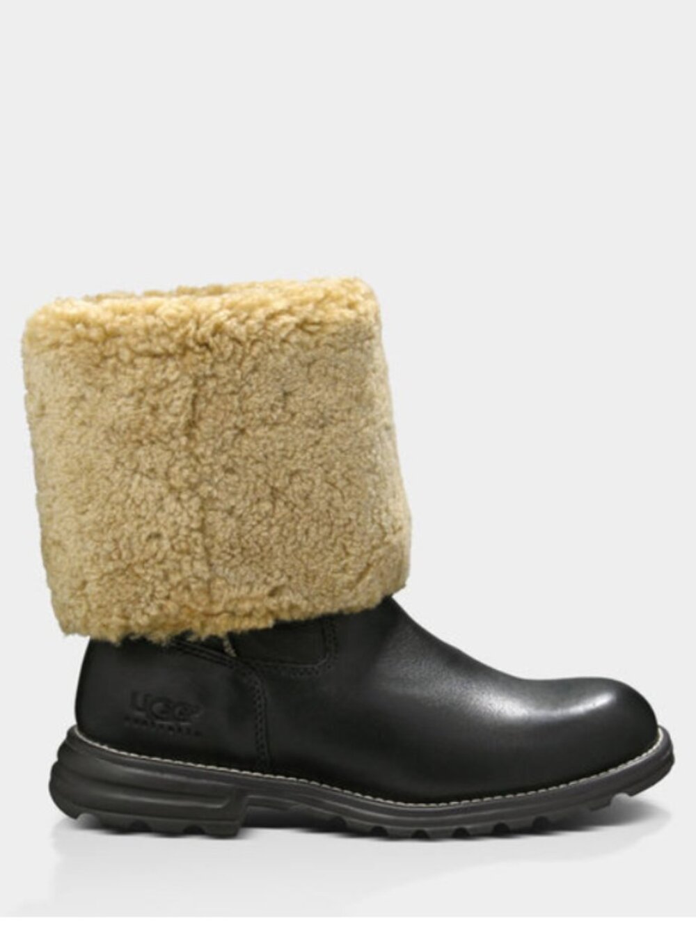 UGG Brooks Tall Black 5490 Boots Size EU37 US6 - Picture 3 of 15